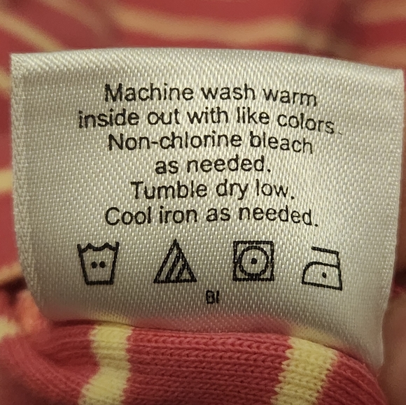 Hanna Andersson Striped Coral and Yellow Dress Size 100 - Picture 7 of 8